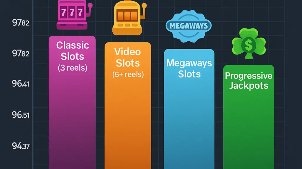 อินโฟกราฟิกแนวคิด RTP สูงสุดของสล็อต