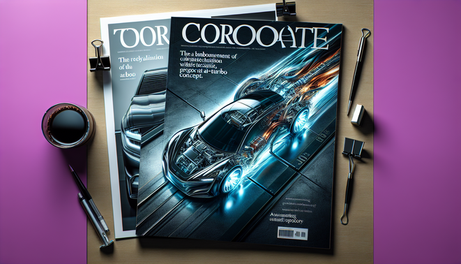 Three versatile AI image prompts: corporate tech, abstract AI-turbo concept, and clean magazine cover.